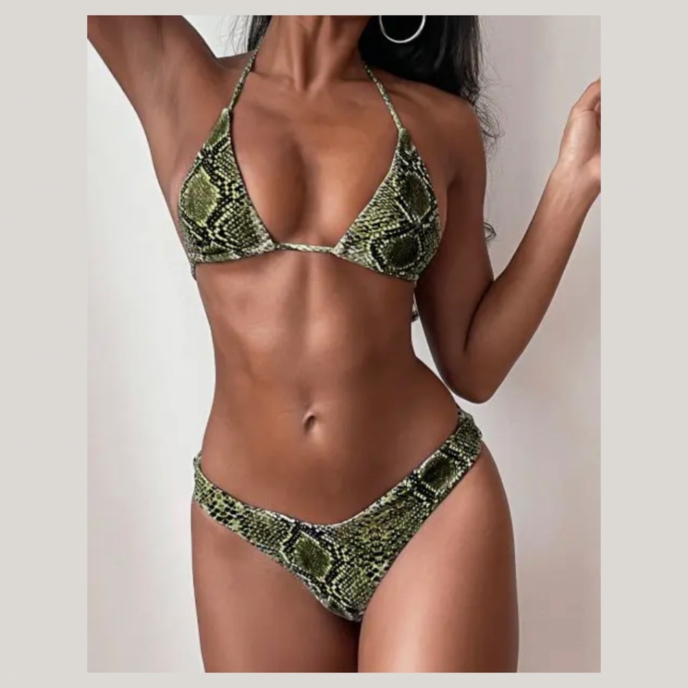 ZAFUL ANIMAL PRINT TWO PIECE BIKINI